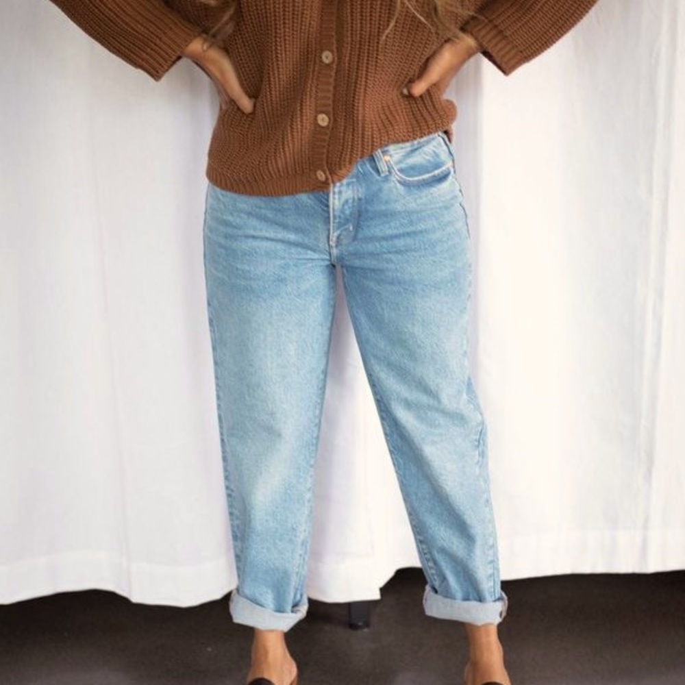 NWT Outland Denim Athina Ex Boyfriend Fit Vintage Jeans